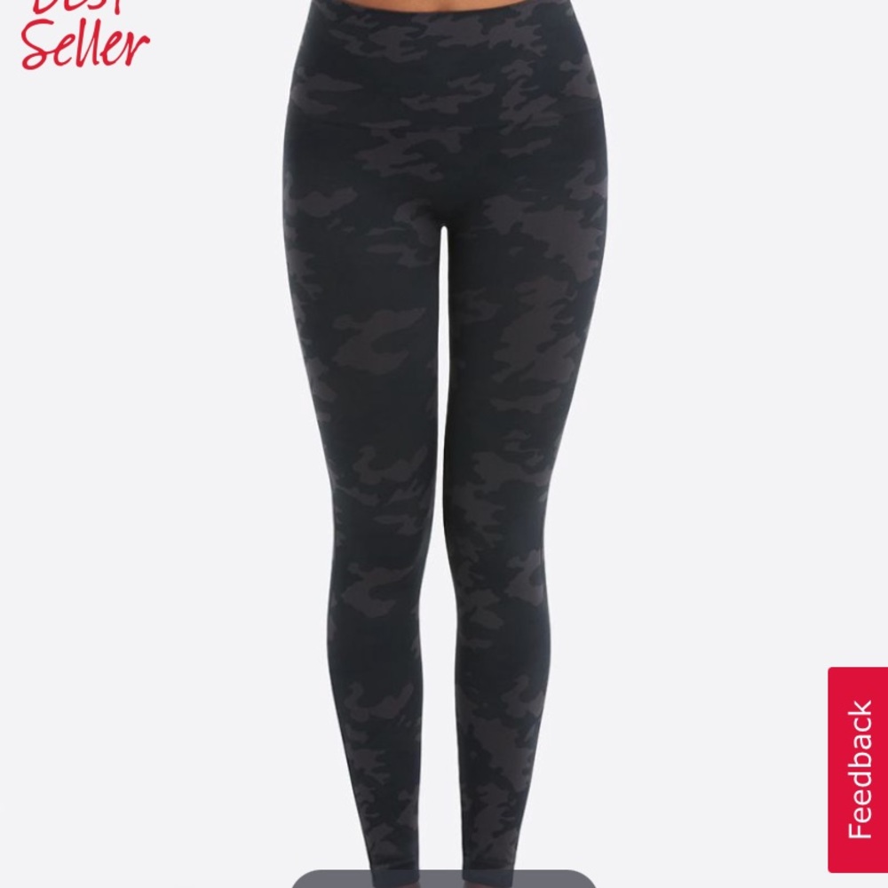 SPANX Look at Me Now Seamless Leggings BLACK CAMO